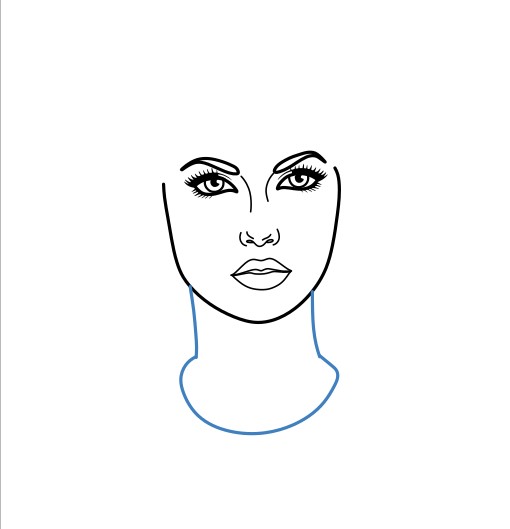 Hướng dẫn vẽ chân dung của Taylor Swift. - Bước 6