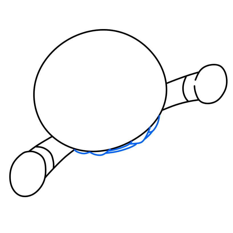 Hướng dẫn vẽ dễ dàng : nhân vật Anpanman - Bước 3