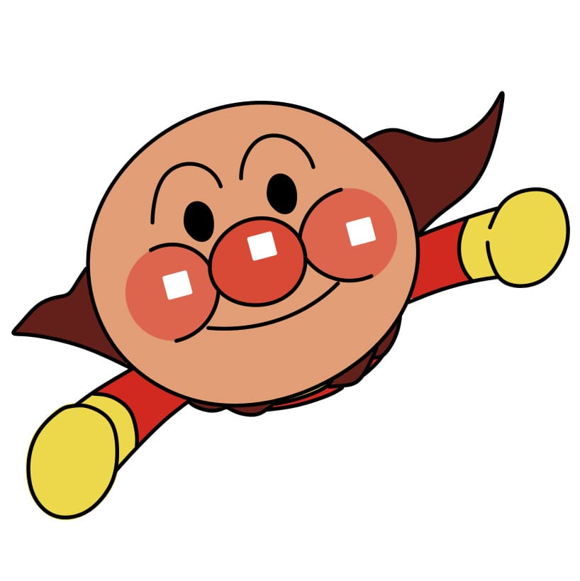 Hướng dẫn vẽ dễ dàng : nhân vật Anpanman - Bước 6