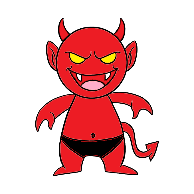 Cách vẽ con quỷ