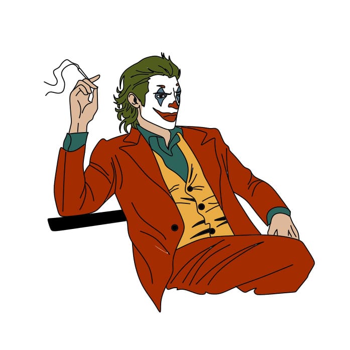 Hướng dẫn cách vẽ gã hề Joker siêu ngầu và ngang tàn cho bé