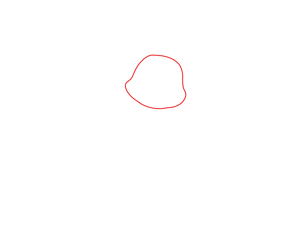 Hướng dẫn cách vẽ nhân vật Majin Buu (Nhân vật trong phim 7 viên ngọc rồng) đơn giản và đẹp cho bé - Bước 1