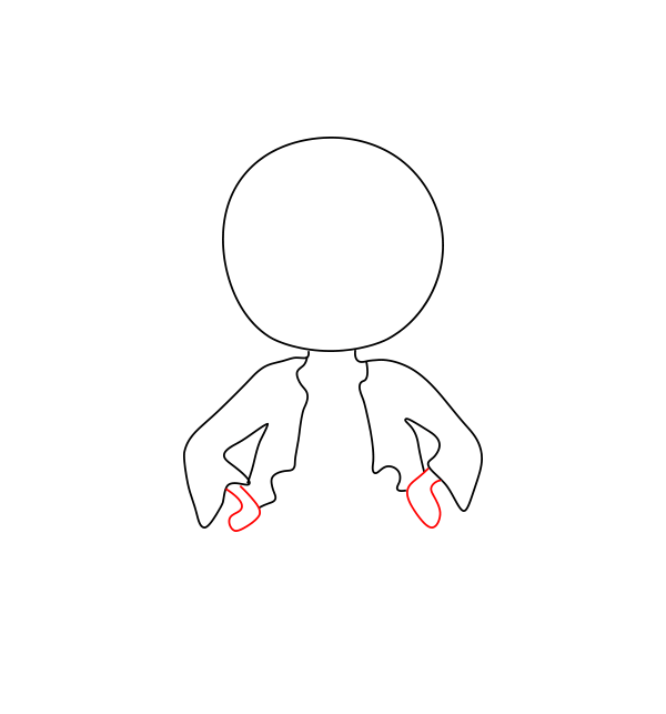 Hướng dẫn cách vẽ nhân vật Luffy đơn giản và thật đẹp cho bé - Bước 3