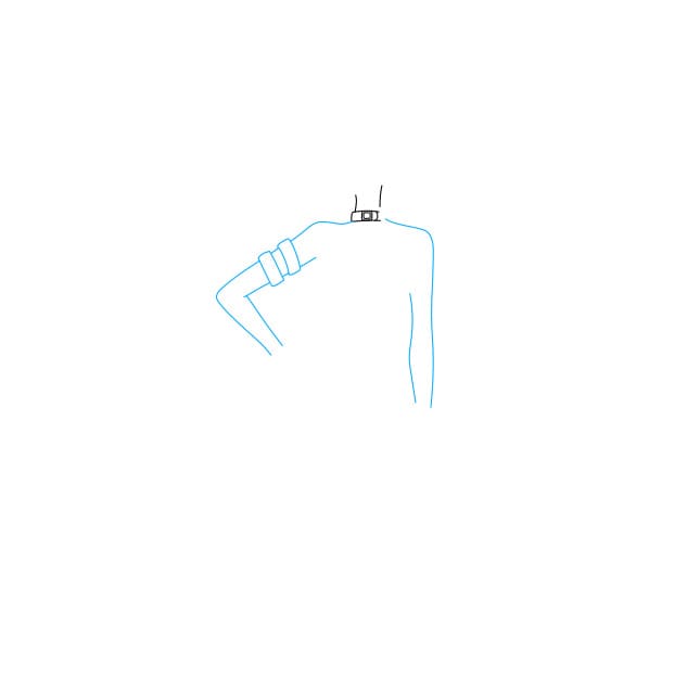 Hướng dẫn vẽ nhân vật Nami đơn giản và đẹp cho bé - Bước 2