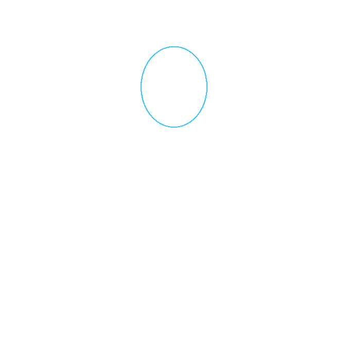Hướng dẫn cách vẽ Nữ hoàng đơn giản và thật đẹp cho bé - Bước 1