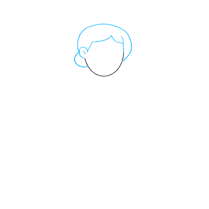 Hướng dẫn cách vẽ Nữ hoàng đơn giản và thật đẹp cho bé - Bước 2