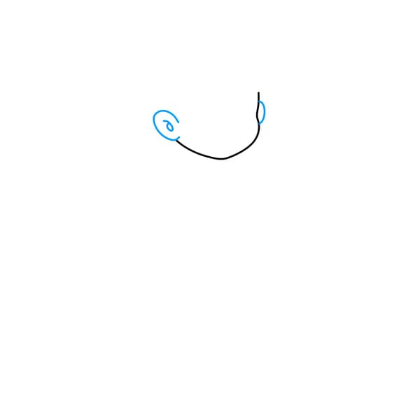 Hướng dẫn vẽ Sizuka đơn giản và đẹp cho bé - Bước 2