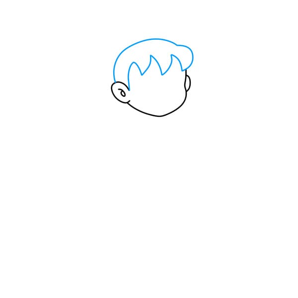 Hướng dẫn vẽ Sizuka đơn giản và đẹp cho bé - Bước 3