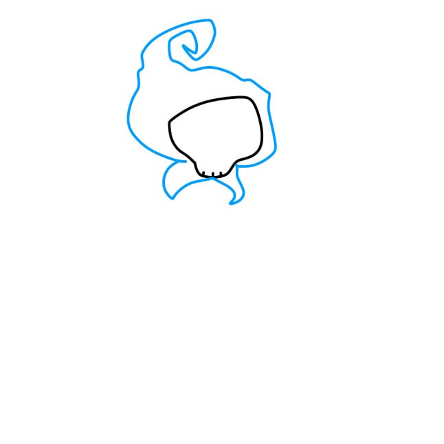 Hướng dẫn vẽ Thần Chết thần bí cho bé - 