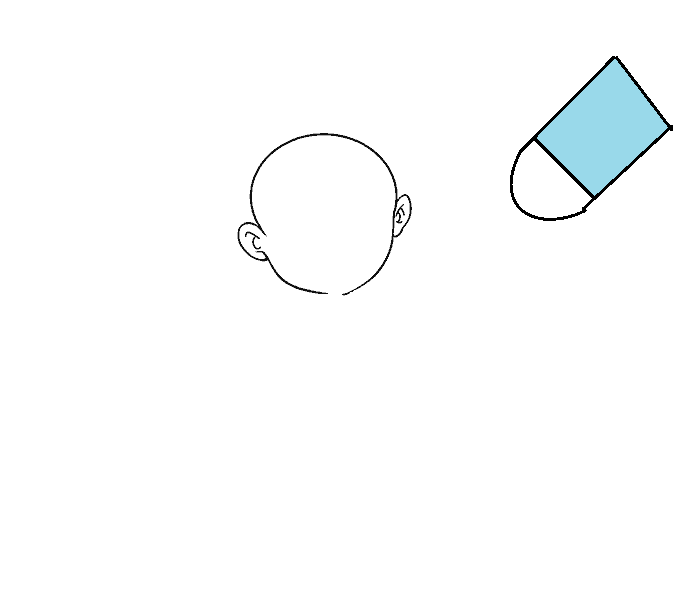 Hướng dẫn cách vẽ thiên thần thật đẹp và đáng yêu cho bé - Bước 4