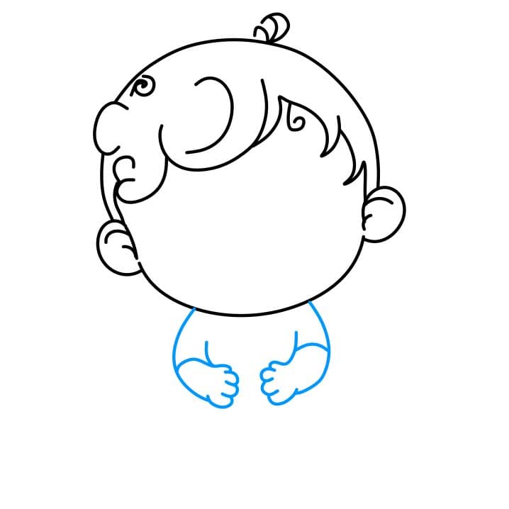 Hướng dẫn cách vẽ thiên thần - Bước 3