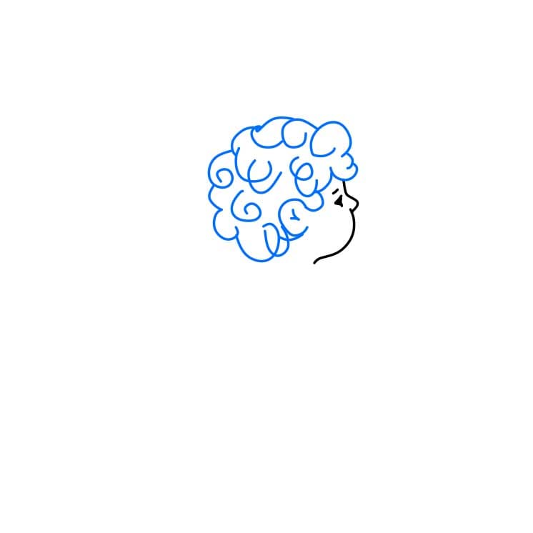 Hướng dẫn cách vẽ thiên thần chi tiết từng bước cho bé - Bước 2