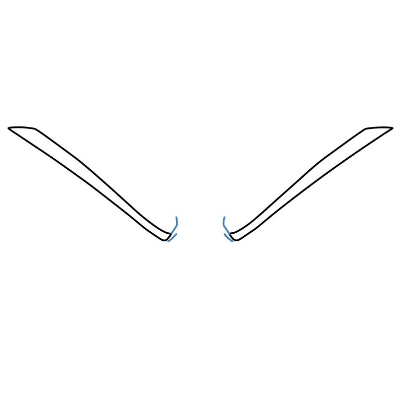 Hướng dẫn vẽ đôi mắt Anime giận dữ - Bước 2