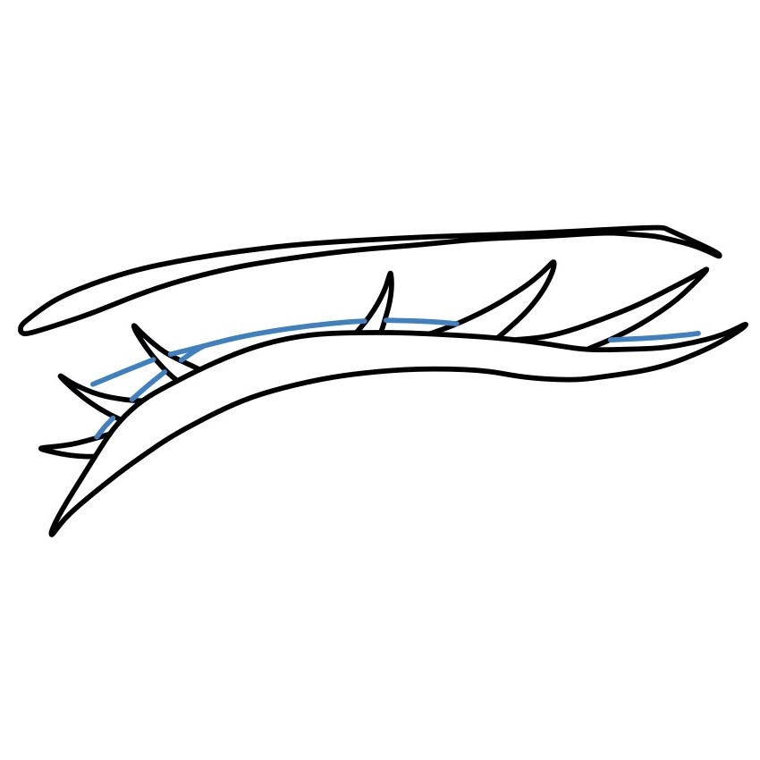 Hướng dẫn vẽ ánh Anime mắt sắc sảo - Bước 5