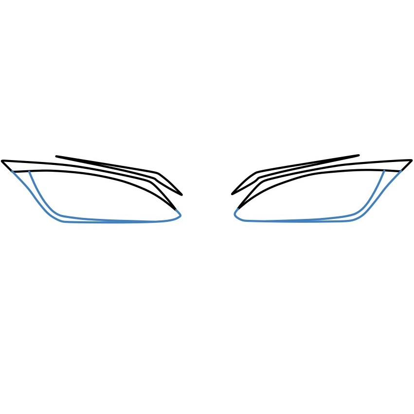 Hướng dẫn vẽ đôi mắt Mangekyou sharingan- Anime Naruto - Bước 3