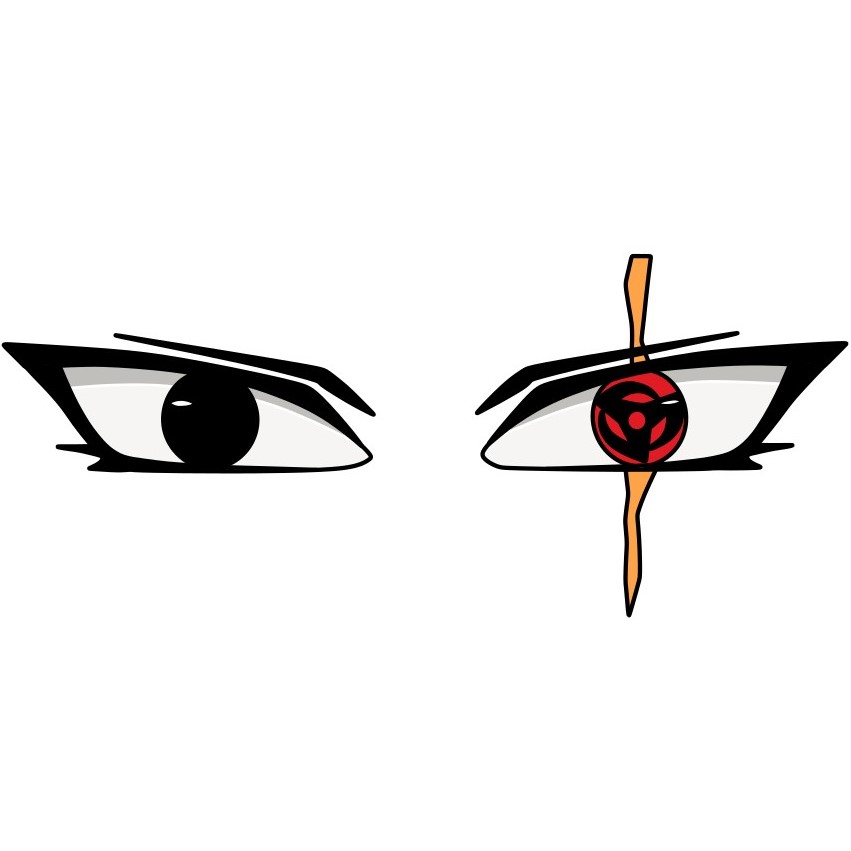Hướng dẫn vẽ đôi mắt Mangekyou sharingan- Anime Naruto