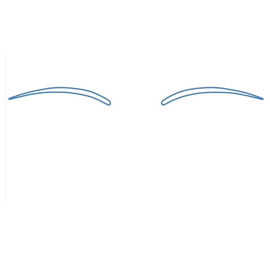 Hướng dẫn vẽ đôi mhắt Anime thân thiện - Bước 1