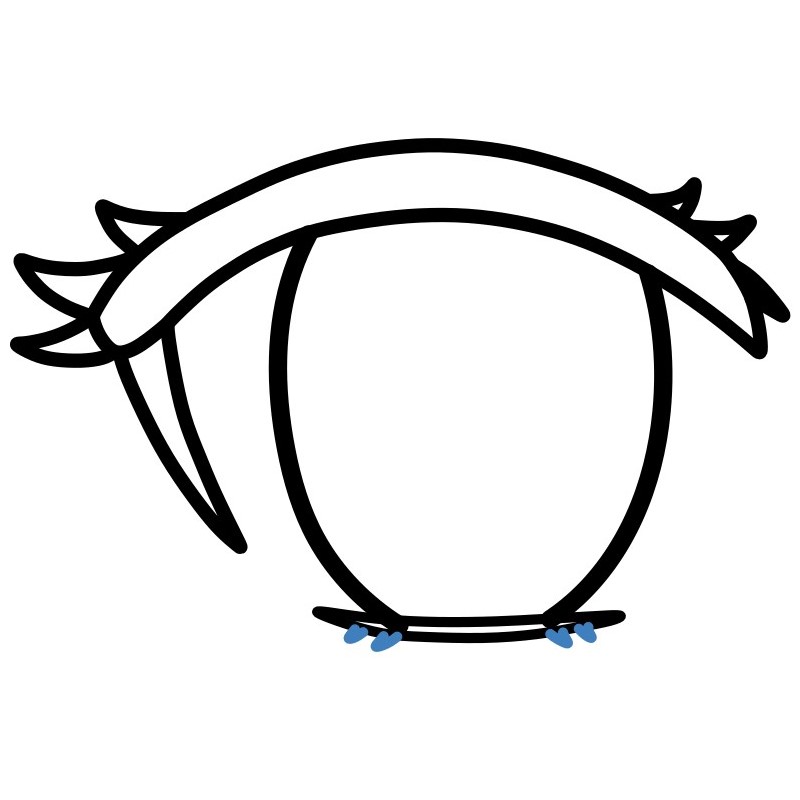 Cách vẽ đôi mắt Anime đơn giản - Bước 7