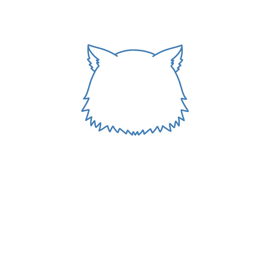 Hướng dẫn vẽ Inosuke Hashibira chibi. - Bước 1