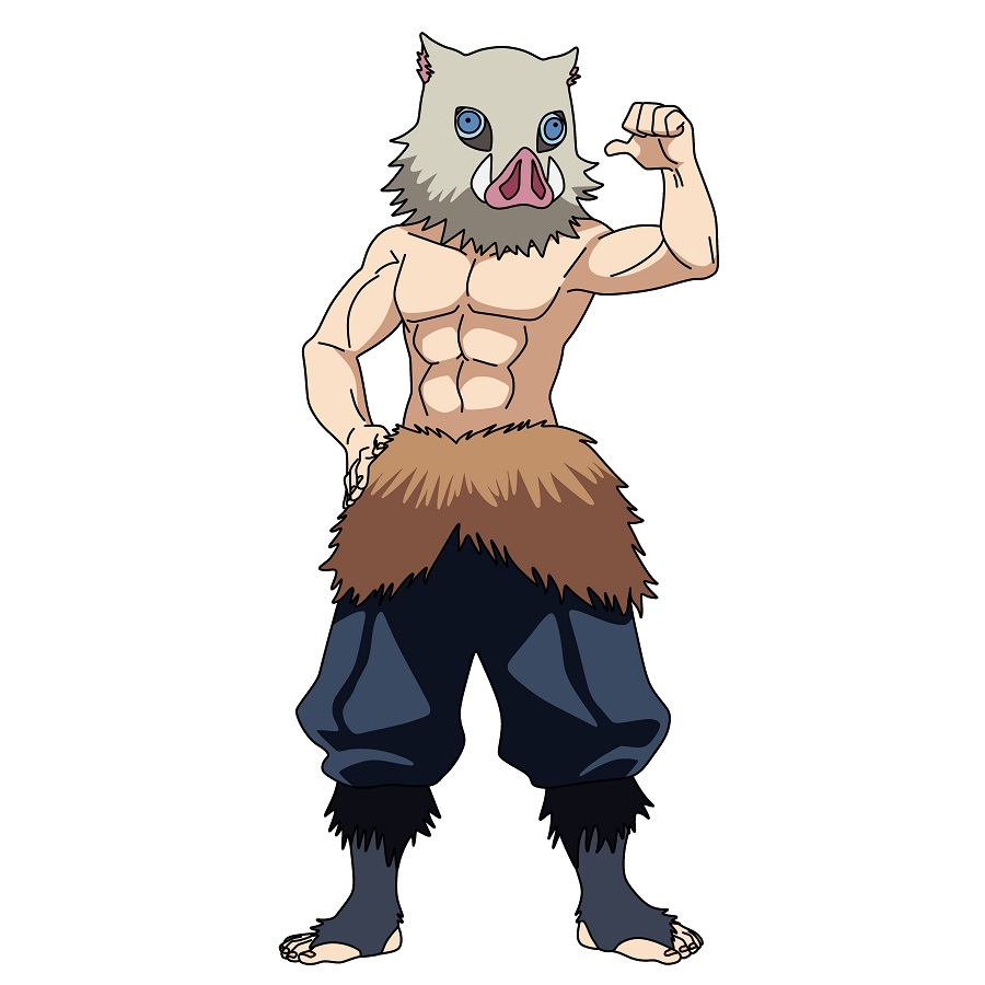 Hướng dẫn vẽ Inosuke Hashibira tự tin. - Bước 11