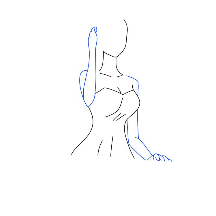 Hướng dẫn vẽ dễ dàng : Nico Robin - Bước 4