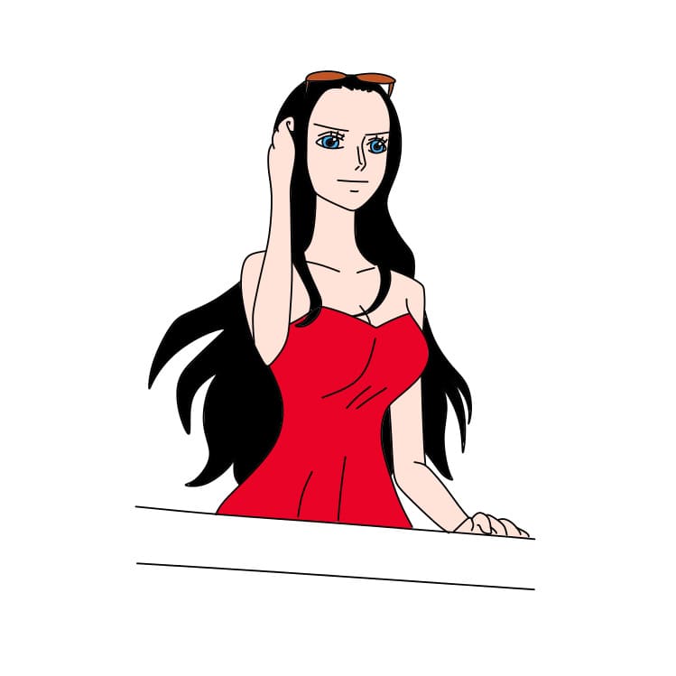 Hướng dẫn vẽ dễ dàng : Nico Robin