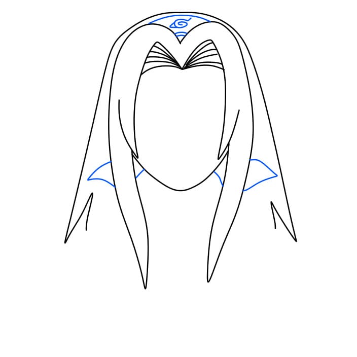 Hướng dẫn vẽ nhân vật Sakura đơn giản và đẹp cho bé - Bước 3