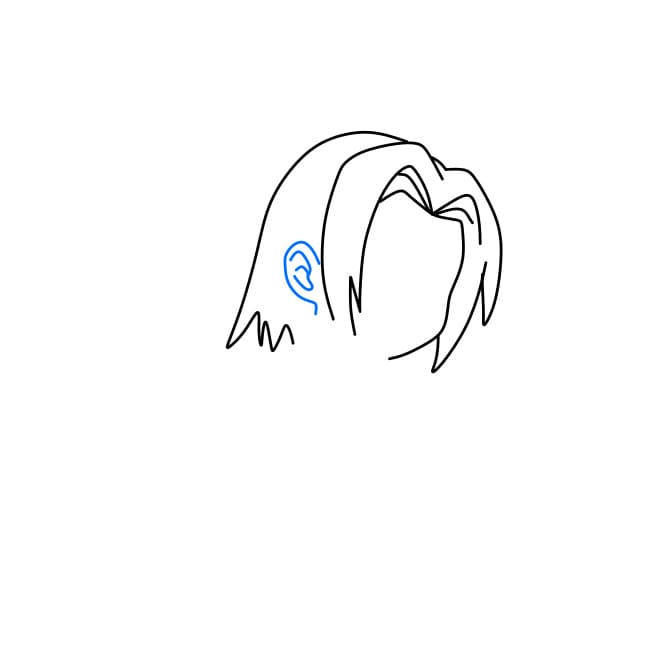 Hướng dẫn vẽ Sakura đơn giản - Bước 3