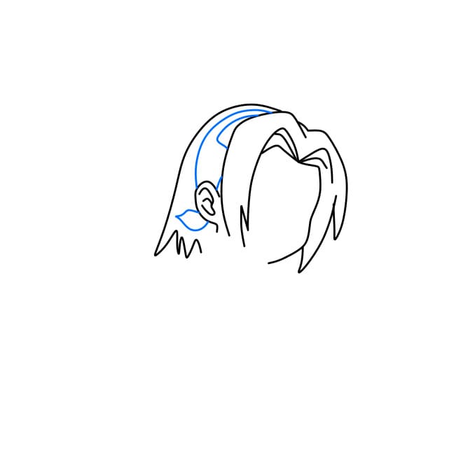 Hướng dẫn vẽ Sakura đơn giản - Bước 4