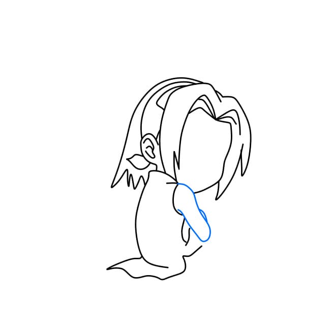 Hướng dẫn vẽ Sakura đơn giản - Bước 6