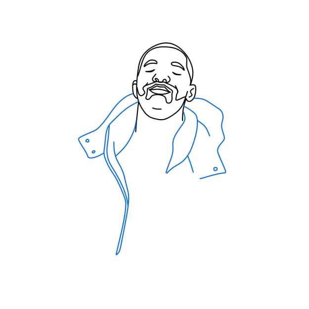 Hướng dẫn vẽ ảnh chế ( Meme) đang vui vẻ cho bé - Bước 4