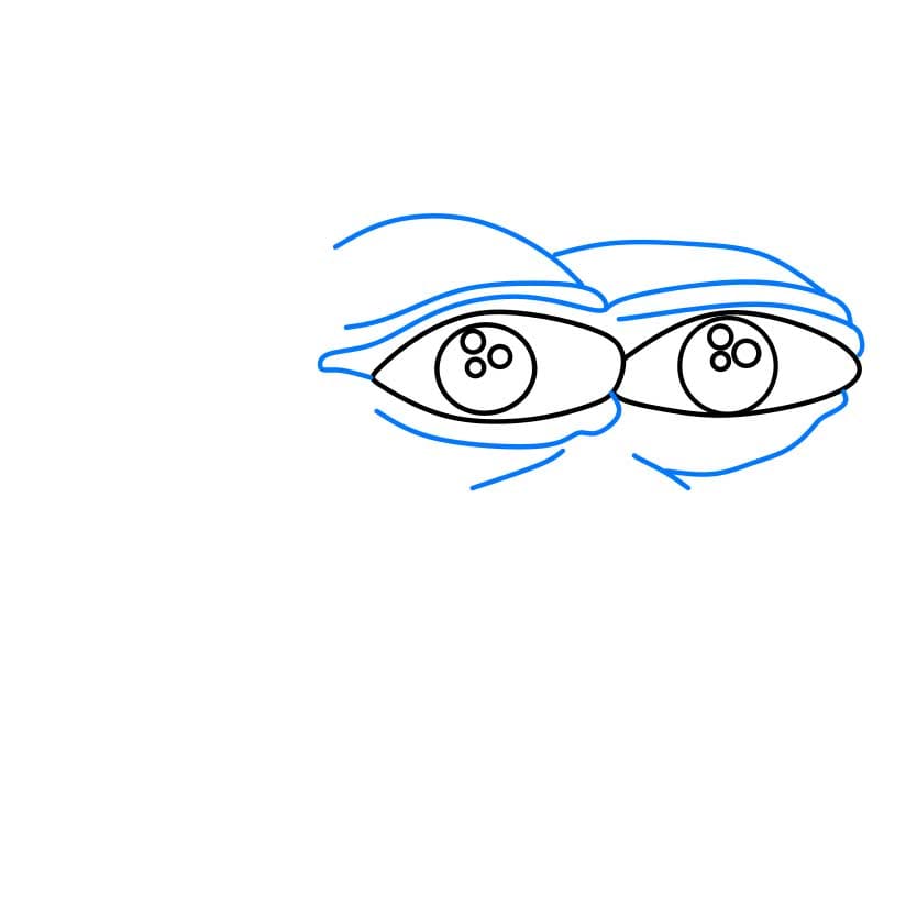 Hướng dẫn vẽ ảnh chế ( Meme) đang buồn chán - Bước 2