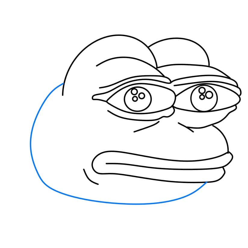 Hướng dẫn vẽ ảnh chế ( Meme) đang buồn chán - Bước 4