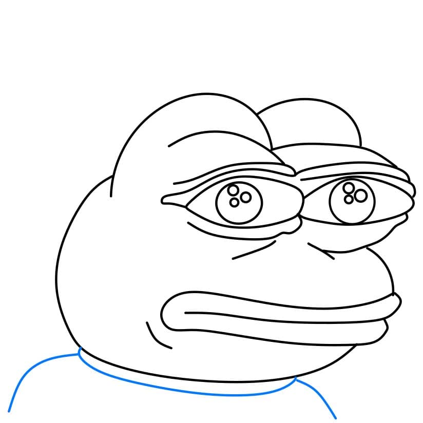 Hướng dẫn vẽ ảnh chế ( Meme) đang buồn chán - Bước 5