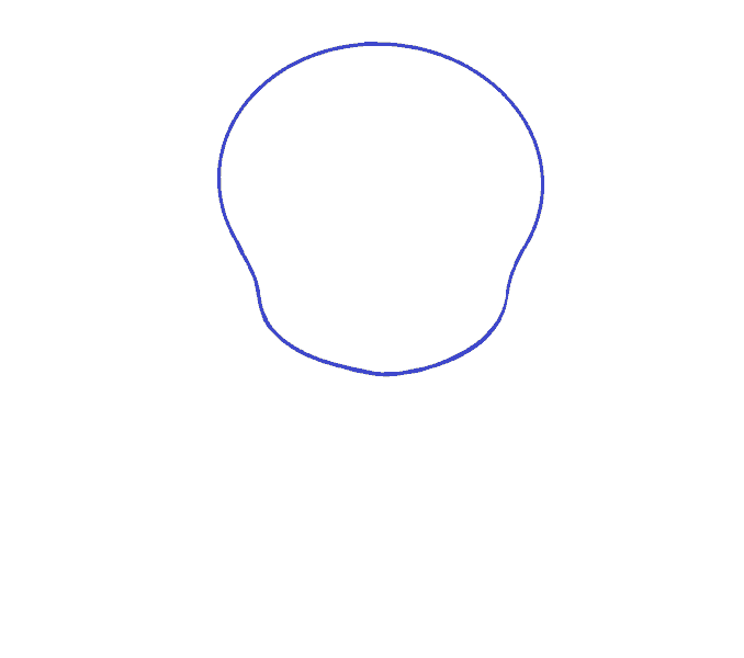 Hướng dẫn cách vẽ em bé siêu đáng yêu và ngộ nghĩnh cho bé - Bước 1