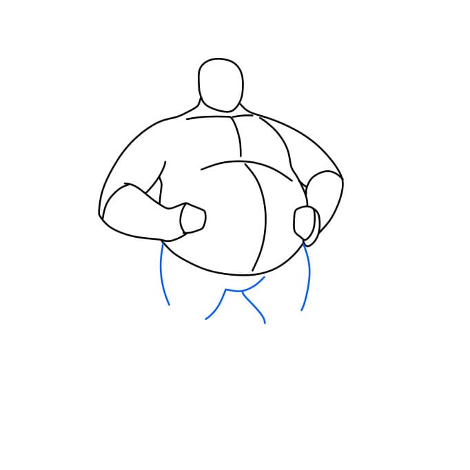 Hướng dẫn cách vẽ thân hình đẹp và đơn giản cho bé - Bước 4