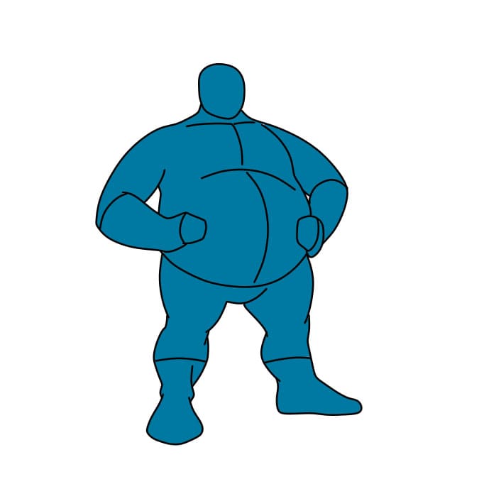 Hướng dẫn cách vẽ thân hình đẹp và đơn giản cho bé - Bước 5