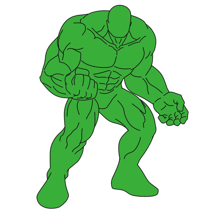 Hướng dẫn cách vẽ thân hình vạm vỡ cho bé