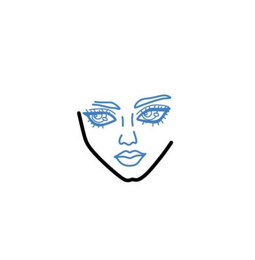 Hướng dẫn vẽ chi tiết Wednesday addams đang nhảy. - Bước 2