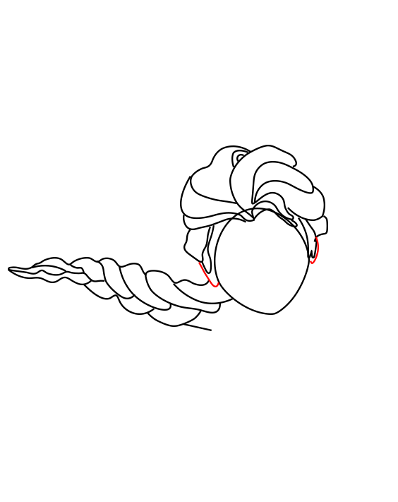 Hướng dẫn cách vẽ công chúa elsa siêu dễ thương và xinh đẹp cho bé - Bước 3