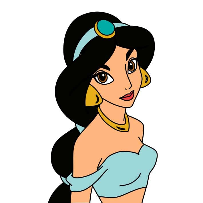 Hướng dẫn vẽ dễ dàng : công chúa Jasmine