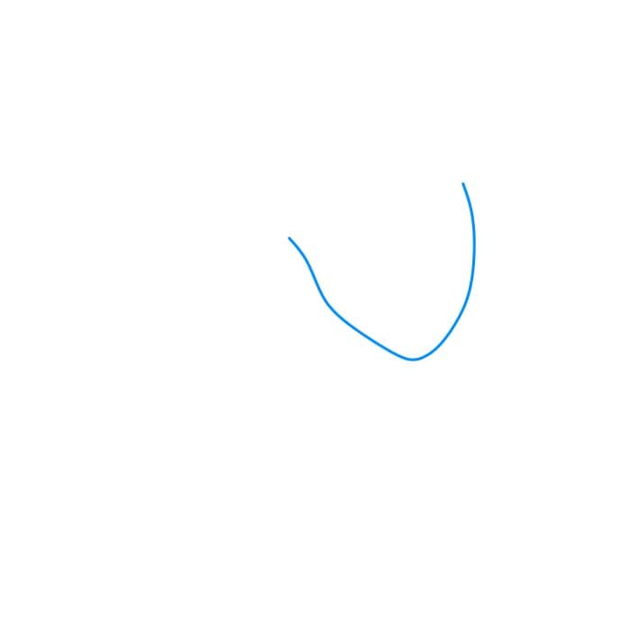 Hướng dẫn vẽ công chúa Jasmine đơn giản dễ thương - Bước 1