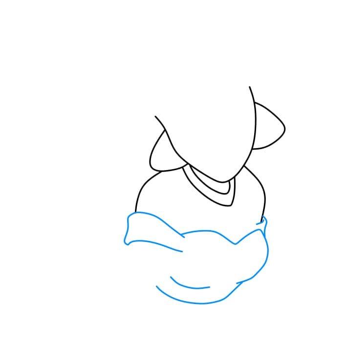 Hướng dẫn vẽ công chúa Jasmine đơn giản dễ thương - Bước 3