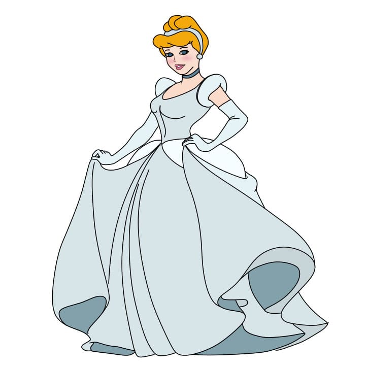 Hướng dẫn vẽ nàng lọ lem thật xinh đẹp