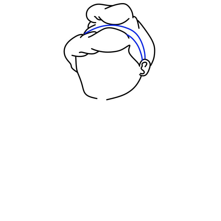 Hướng dẫn vẽ cô nàng lọ lem dễ thương - Bước 4