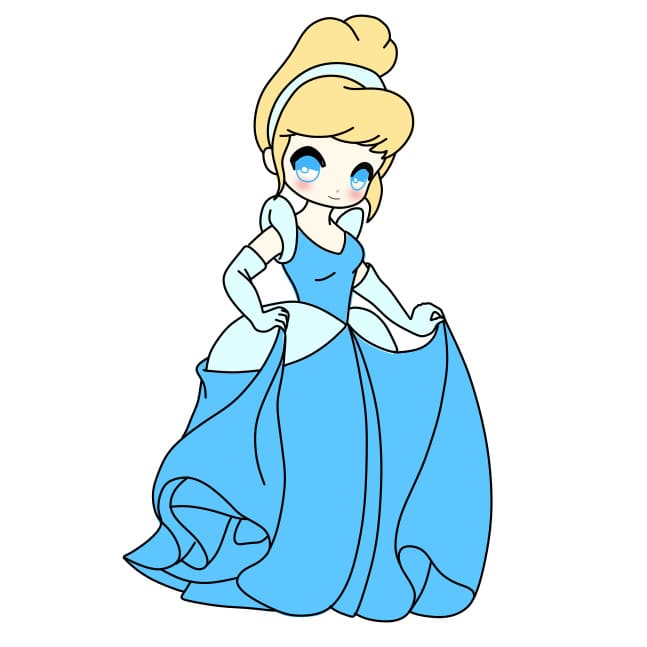 Hướng dẫn vẽ nàng lọ lem đáng yêu