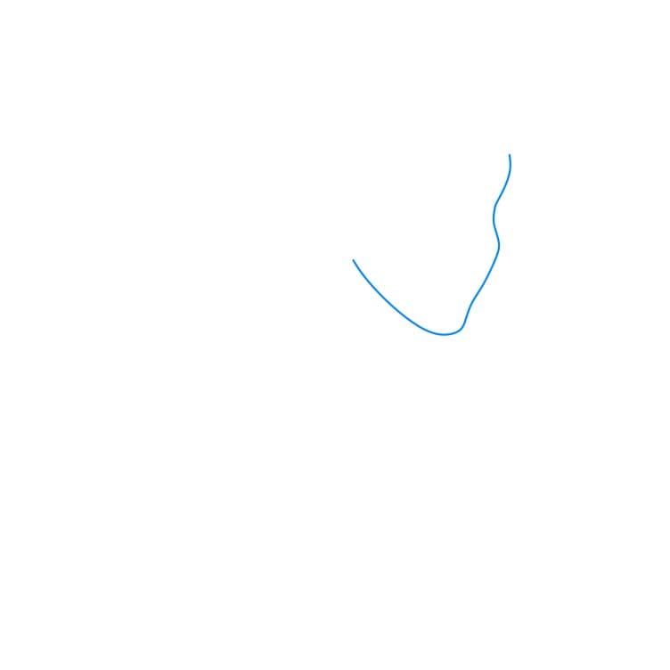 Hướng dẫn cách vẽ công chúa Aurora xinh đẹp và đơn giản cho bé - Bước 1