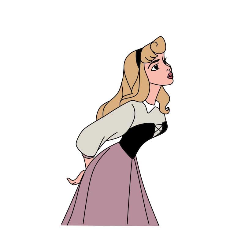 Hướng dẫn vẽ công chúa Briar Rose dễ thương