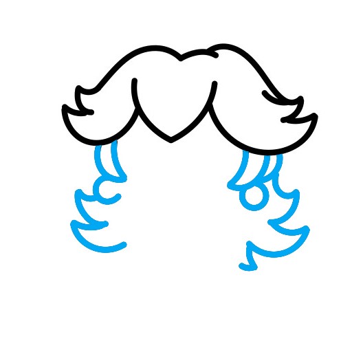 Hướng dẫn vẽ Công chúa đào chibi - Bước 2