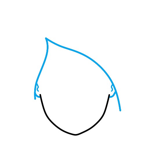 Hướng dẫn vẽ khuôn mặt của Barbie - Bước 2